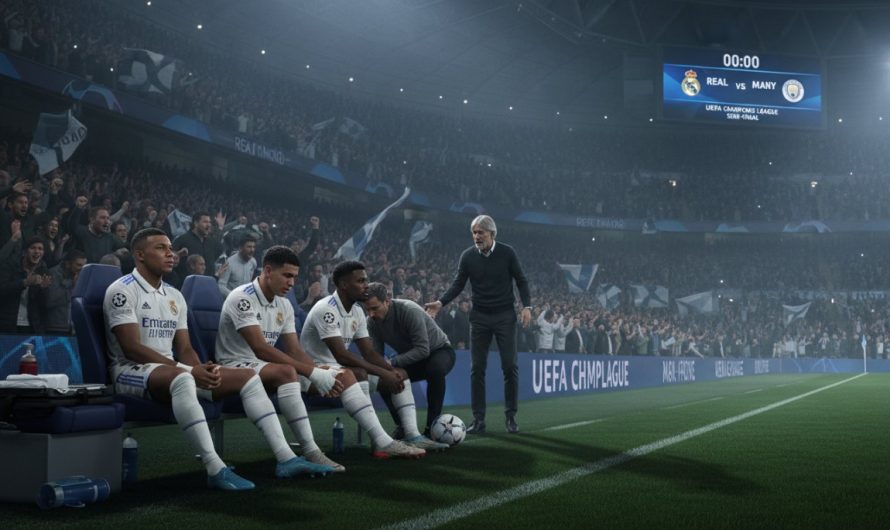 Real Madrid’de Manchester City Maçı Öncesi Sakatlık Krizi