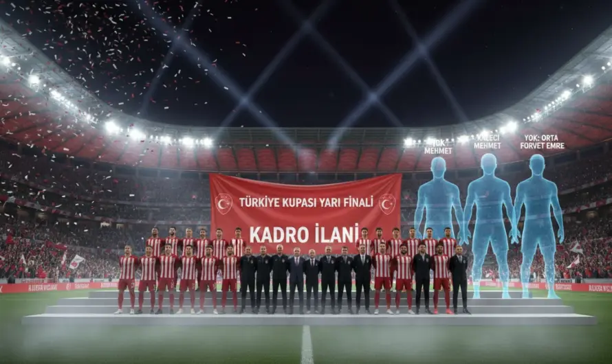 Ziraat Türkiye Kupası Randevusu Öncesi Takımda Beklenmedik Kayıplar